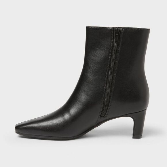 A New Day - Women’s Wide Width Tigris Boots with Memory Foam I Black - Picture 2 of 3